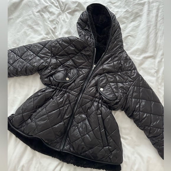 MAJE PARIS reversible winter coat - Picture 1 of 8